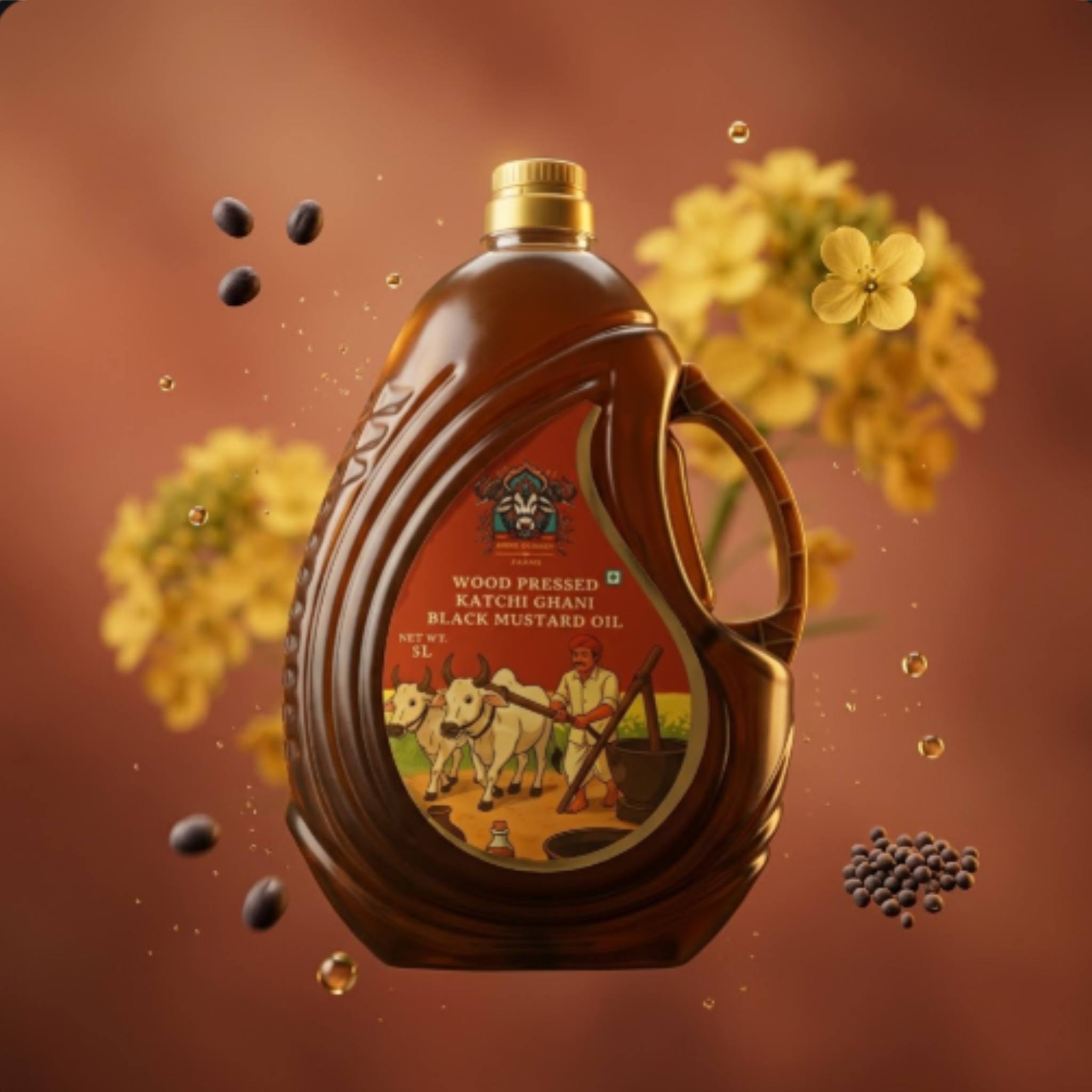 Kachi Ghani Black Mustard Oil